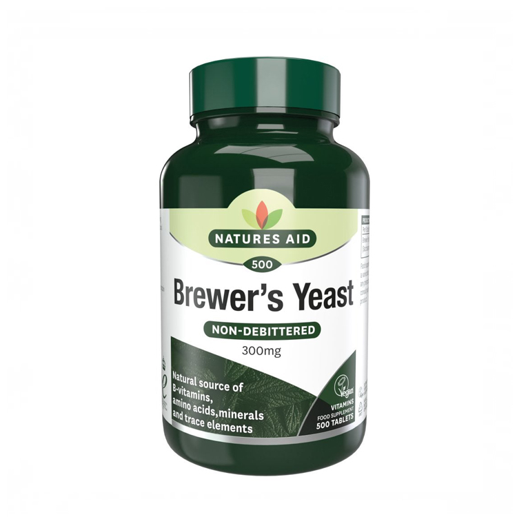 Natures Aid Brewers Yeast 300mg 500 tabs